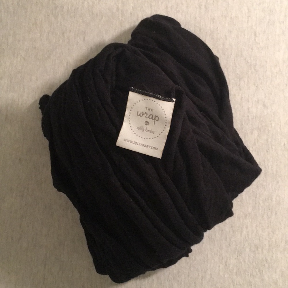 Solly Baby " The Wrap" Black - Excellent Condition